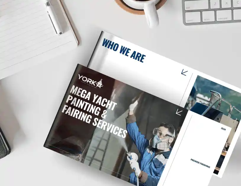 Editorial and print design for the yachting industry — brochure and publication layout (2)