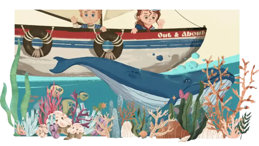 Animated underwater scene