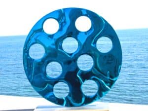 Turquoise Ocean Art 50cm