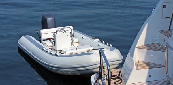A tender ready for a day on the water